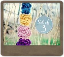 Chloe Flower Clip Set